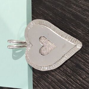 Handmade Silver Heart Pendant Necklace Pendant